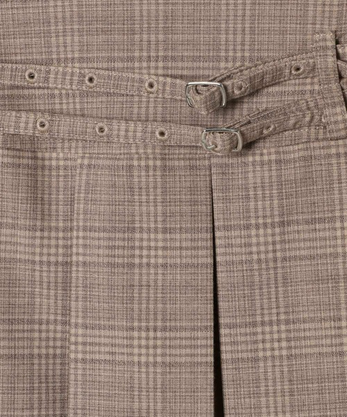 Heather（ヘザー）の「Wベルトプリーツミニスカート　327971（スカート・レディース・グレー系その他/グレー/ベージュ系その他・M/S）」の12枚目の写真