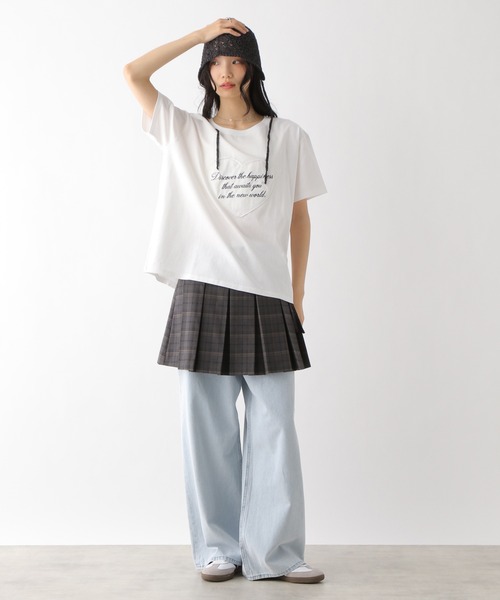 Heather（ヘザー）の「Wベルトプリーツミニスカート　327971（スカート・レディース・グレー系その他/グレー/ベージュ系その他・M/S）」の22枚目の写真