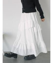 ehka sopo | フリルティアードスカート(スカート)