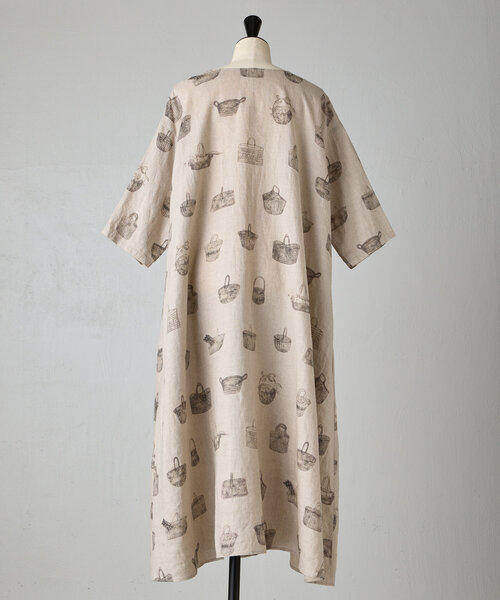 BEARDSLEY（ビアズリー）の「かご柄前後ワンピース（ワンピース・レディース・ベージュ・FREE）」の11枚目の写真