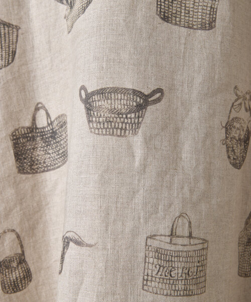 BEARDSLEY（ビアズリー）の「かご柄前後ワンピース（ワンピース・レディース・ベージュ・FREE）」の14枚目の写真