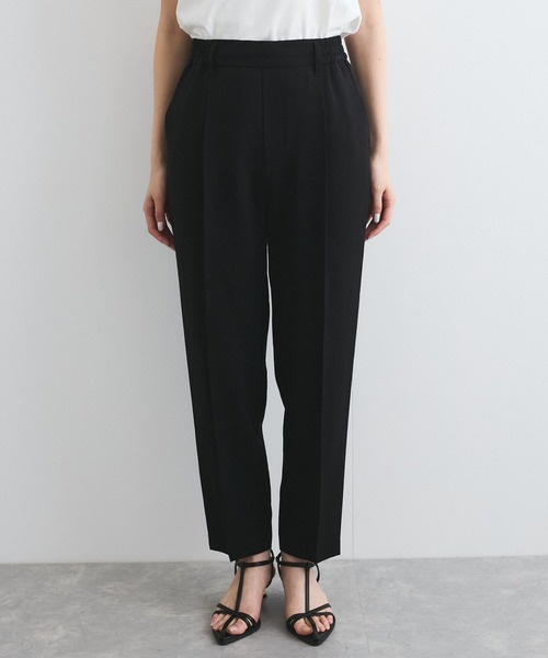 VIS(ビス)の「【接触冷感/洗える】 リラックステーパードパンツ(その他パンツ・レディース・ベージュ系その他/ブラック/ブルー系その他4・SS/S/M/L)」の7枚目の写真