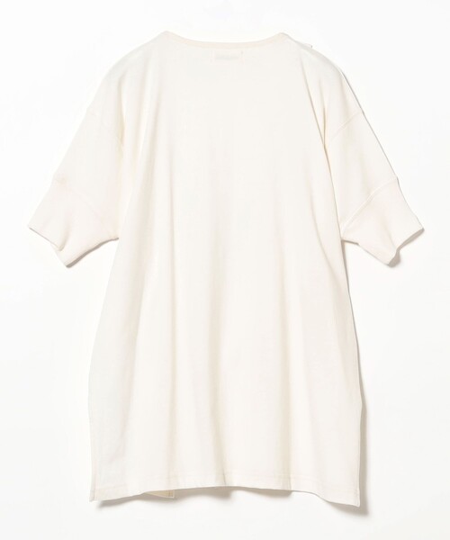BEAMS BOY(ビームスボーイ)の「ミリタリー ヘンリーネック ショートスリーブ(Tシャツ/カットソー・レディース・チャコールグレー/ホワイト系その他7/サックスブルー・ONE SIZE)」の16枚目の写真