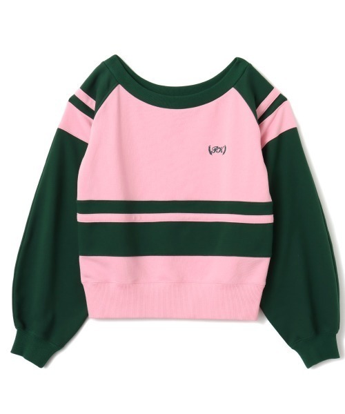 atmos pink(アトモスピンク)の「atmos pink Bell Sleeves Line Sweatshirt / アトモス ピンク ベル スリーブ ライン スウェットシャツ(スウェット・レディース・ブラック/イエロー/ピンク・FREE)」の15枚目の写真