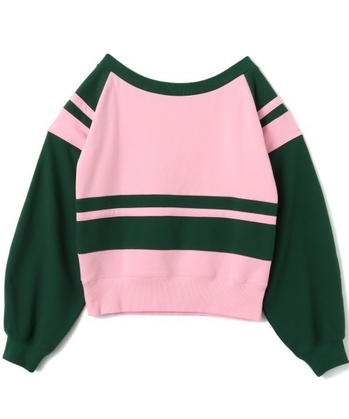 atmos pink(アトモスピンク)の「atmos pink Bell Sleeves Line Sweatshirt / アトモス ピンク ベル スリーブ ライン スウェットシャツ(スウェット・レディース・ブラック/イエロー/ピンク・FREE)」の16枚目の写真