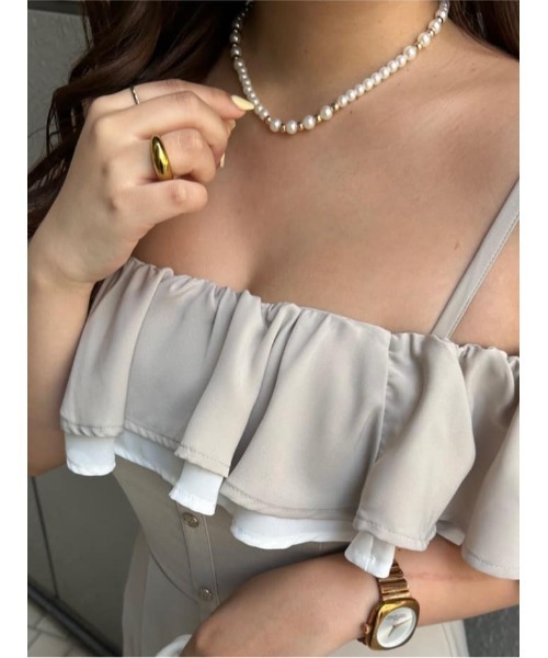 rienda（リエンダ）の「2レーンコインフェイクパールネックレス 2WAY（ネックレス・レディース・ゴールド・FREE）」の11枚目の写真