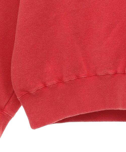 CONVERSE TOKYO（コンバーストウキョウ）の「PIGMENT DYE DRUM LOGO SWEAT（スウェット・レディース・ホワイト/ブラック/レッド・SMALL/MEDIUM）」の8枚目の写真