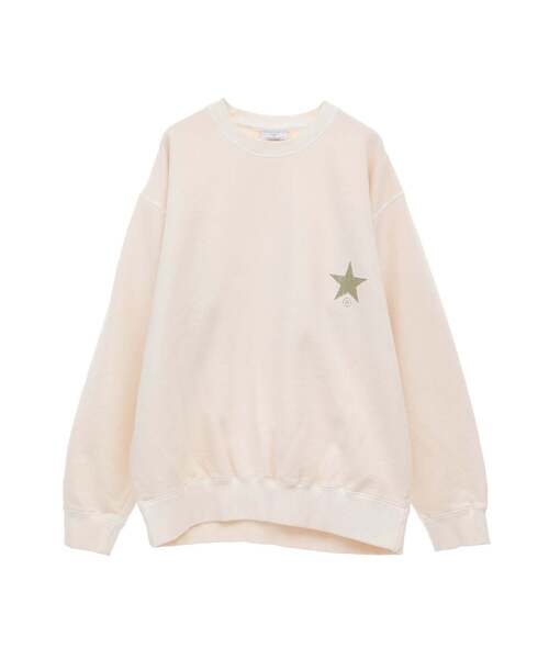 CONVERSE TOKYO（コンバーストウキョウ）の「PIGMENT DYE DRUM LOGO SWEAT（スウェット・レディース・ホワイト/ブラック/レッド・SMALL/MEDIUM）」の11枚目の写真