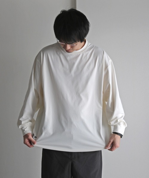 COURO(コウロ)の「【FOXRUN/フォックスラン】 エステルテックロンT(Tシャツ/カットソー・メンズ・ホワイト/ネイビー/ブラック・L/M)」の4枚目の写真