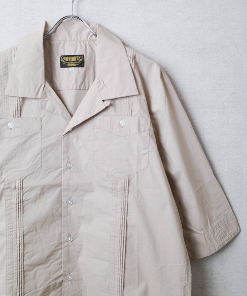 INNOCENT（イノセント）の「【T9】【UNIVERD72/ユニバード72】CARIBBEAN SHIRT 7分袖 キューバシャツ 40675（シャツ/ブラウス・メンズ・カーキ/ブルー系その他・MEDIUM/LARGE/X-LARGE）」の7枚目の写真