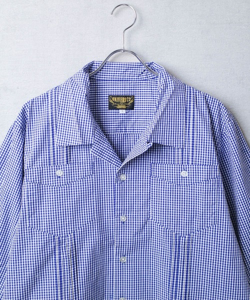 INNOCENT（イノセント）の「【T9】【UNIVERD72/ユニバード72】CARIBBEAN SHIRT 7分袖 キューバシャツ 40675（シャツ/ブラウス・メンズ・カーキ/ブルー系その他・MEDIUM/LARGE/X-LARGE）」の12枚目の写真
