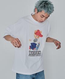 ∴WEGO/別注VISIONベアグラフィックT