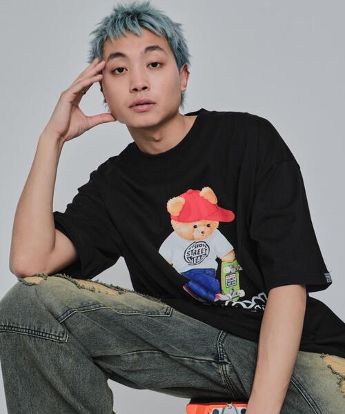 VISION STREET WEAR（ヴィジョンストリートウェア）の「∴WEGO/別注VISIONベアグラフィックT（Tシャツ/カットソー・メンズ・ブラック/ホワイト・MEDIUM/LARGE）」の13枚目の写真
