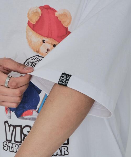 VISION STREET WEAR（ヴィジョンストリートウェア）の「∴WEGO/別注VISIONベアグラフィックT（Tシャツ/カットソー・メンズ・ブラック/ホワイト・MEDIUM/LARGE）」の18枚目の写真