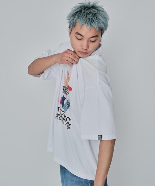 VISION STREET WEAR（ヴィジョンストリートウェア）の「∴WEGO/別注VISIONベアグラフィックT（Tシャツ/カットソー・メンズ・ブラック/ホワイト・MEDIUM/LARGE）」の20枚目の写真