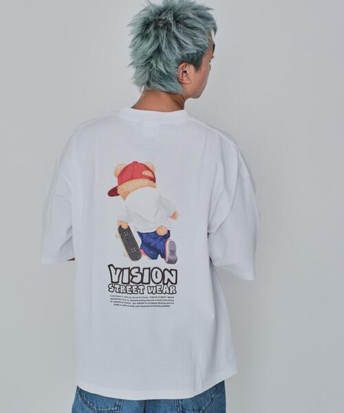 VISION STREET WEAR（ヴィジョンストリートウェア）の「∴WEGO/別注VISIONベアグラフィックT（Tシャツ/カットソー・メンズ・ブラック/ホワイト・MEDIUM/LARGE）」の21枚目の写真