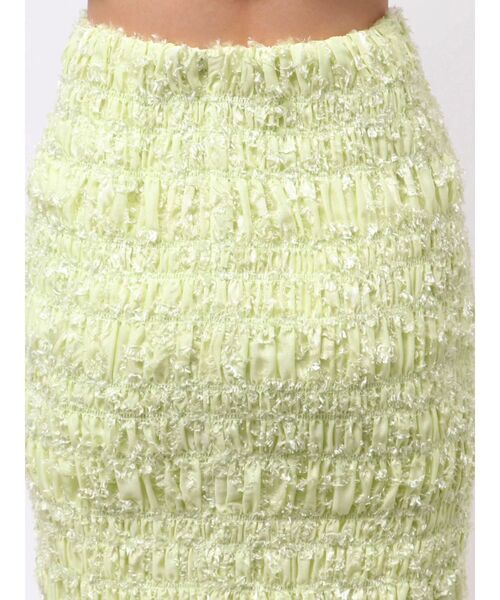 OUNNOUN（オウンノウン）の「【OUNNOUN】シュリンクペンシルスカート【セットアップ着用可】（スカート・レディース・オフホワイト/ミント・MEDIUM/SMALL）」の10枚目の写真