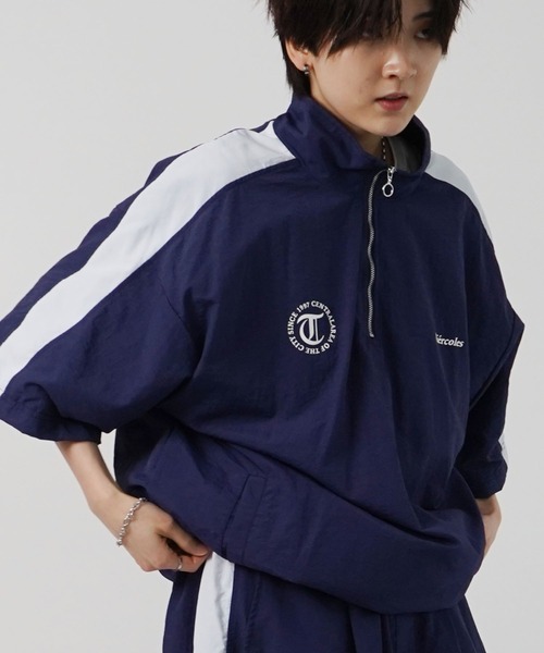 【希少完売品】FR2月　ハーフジップ三重県限定 セール】25SS セットアップ対応 ビッグシルエット ドロスト