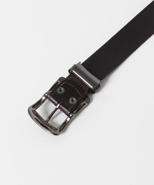 ITEMS URBANRESEARCH(アイテムズ アーバンリサーチ)の「Hawk Belt 350(ベルト・メンズ・ダークブラウン/ブラック・-)」の3枚目の写真