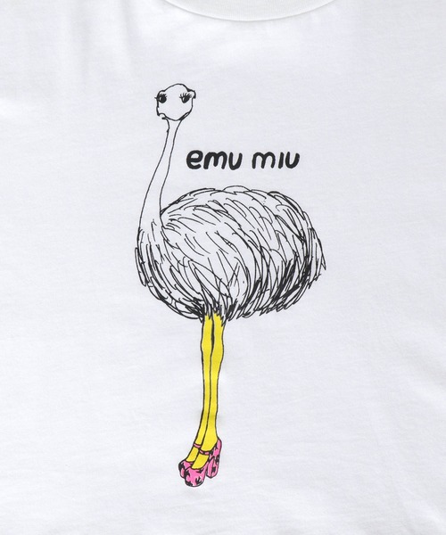 BLACK SCORE(ブラックスコア)の「【BLACK SCORE】EMU MIU クロップドTシャツ(Tシャツ/カットソー・レディース・ホワイト・フリー)」の13枚目の写真