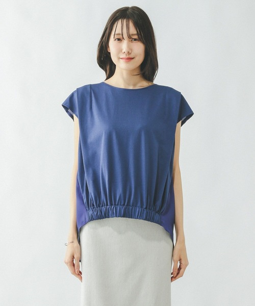 GLOBAL WORK(グローバルワーク)の「快適バックギャザーT/323352(Tシャツ/カットソー・レディース・ブラック/レッド系その他/ブルー・MEDIUM/LARGE)」の17枚目の写真
