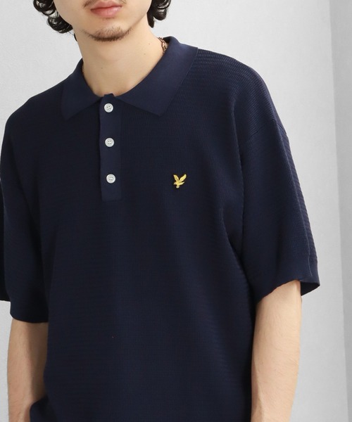 LYLE & SCOTT ライルアンドスコット 半袖ポロ ブラック L