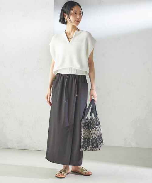 SHIPS別注】BINDU:ジャカード バンダナ 横型 トート バッグ（トート