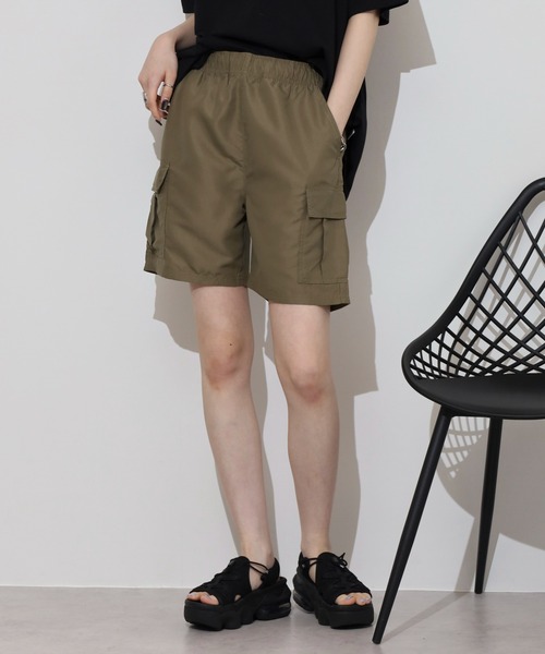 セール】Cool touch half cargo pants / 接触冷感 ハーフカーゴ