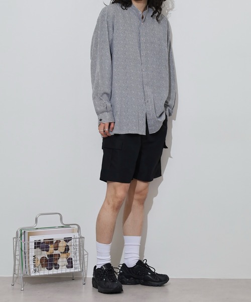 FUNALIVE(ファンアライブ)の「Cool touch half cargo pants / 接触冷感 ハーフカーゴパンツ unisex(カーゴパンツ・メンズ・グレー/チャコール/ダークネイビー/カーキオリーブ/ブラック・L/M/XL)」の8枚目の写真
