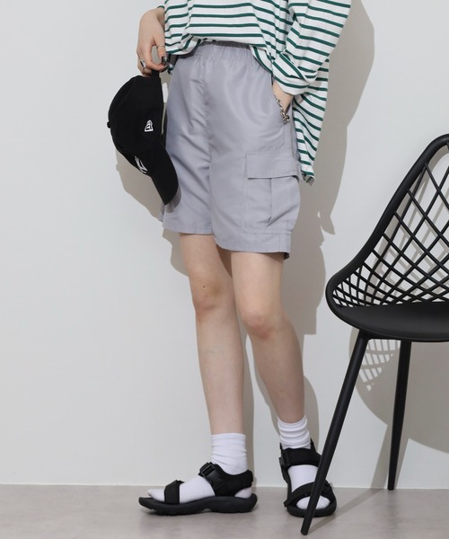 セール】Cool touch half cargo pants / 接触冷感 ハーフカーゴ