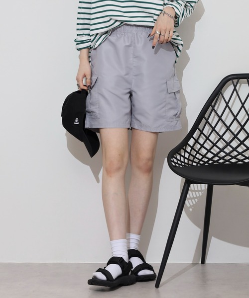 セール】Cool touch half cargo pants / 接触冷感 ハーフカーゴ