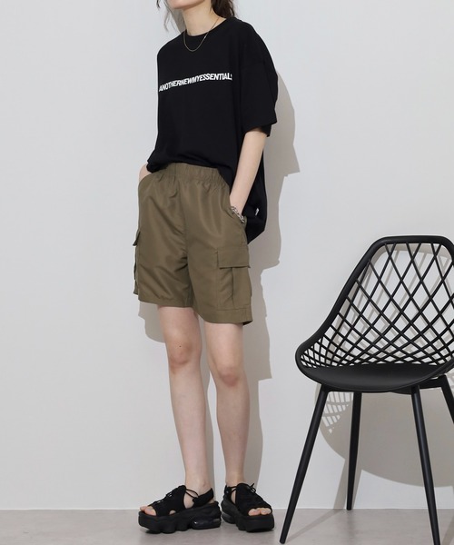 セール】Cool touch half cargo pants / 接触冷感 ハーフカーゴ