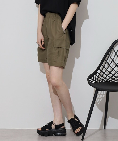 セール】Cool touch half cargo pants / 接触冷感 ハーフカーゴ