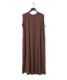 MIDIUMISOLID for Ladies バックタックワンピース