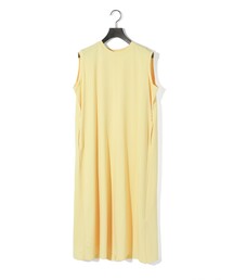 MIDIUMISOLID for Ladies バックタックワンピース