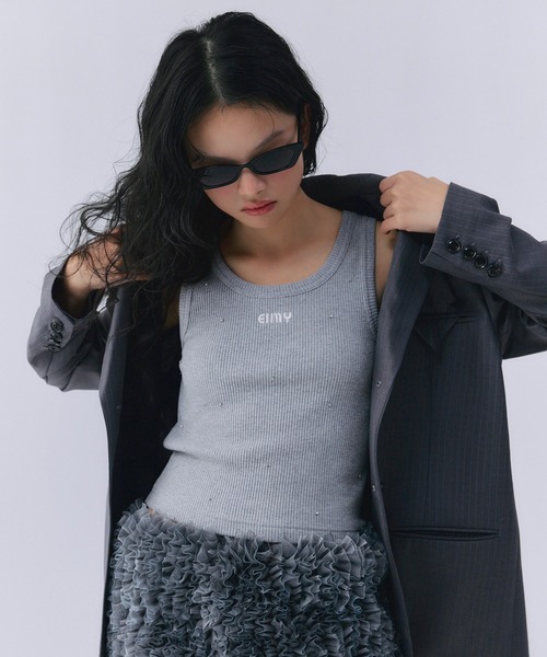 EIMY ISTOIRE（エイミーイストワール）の「ダブルブレストジャケット（テーラードジャケット・レディース・ベージュ/アイボリー・S/M）」の7枚目の写真