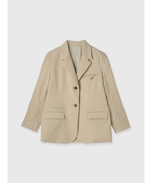 EIMY ISTOIRE（エイミーイストワール）の「ダブルブレストジャケット（テーラードジャケット・レディース・ベージュ/アイボリー・S/M）」の15枚目の写真