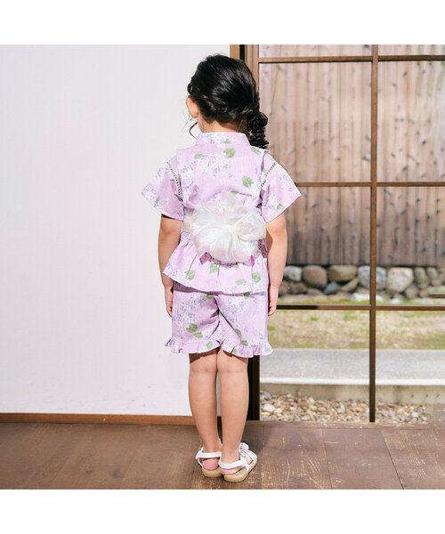 apres les cours(アプレレクール)の「飾り帯_アプレのはんなり浴衣&甚平(和装小物・キッズ・ドット/ピンク/レインボー・FREE)」の19枚目の写真