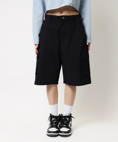 BACK TO THE FIELD（バック トゥー ザ フィールド）の「【MLB】刺しゅうロゴカーゴハーフパンツ（その他パンツ・レディース・カーキ系/ブラック/オフホワイト・FREE）」の17枚目の写真