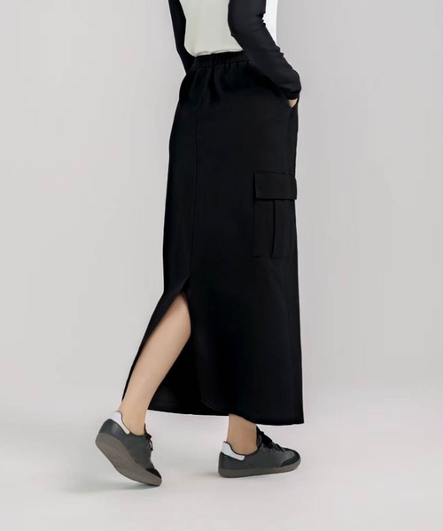 DECADE CLASSIC(ディケイド クラシック)の「【DECADE CLASSIC】カーゴロングスカート(スカート・レディース・ホワイト/ブラック/ベージュ・SMALL/MEDIUM/LARGE)」の13枚目の写真