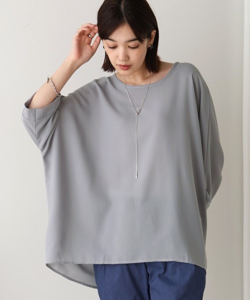 【KATHARINE ROSS】梨地ドルマンプルオーバー 梨地ドルマンプルオーバー（Tシャツ/カットソー）｜Bou Jeloud