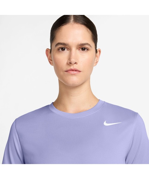 NIKE（ナイキ）の「ナイキ NIKE ナイキ  DF RLGD LBR S/S Tシャツ（Tシャツ/カットソー・レディース・ライラック/サーモンピンク・S/M/L/XL）」の4枚目の写真
