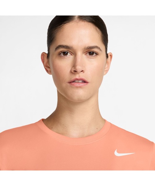 NIKE（ナイキ）の「ナイキ NIKE ナイキ  DF RLGD LBR S/S Tシャツ（Tシャツ/カットソー・レディース・ライラック/サーモンピンク・S/M/L/XL）」の6枚目の写真