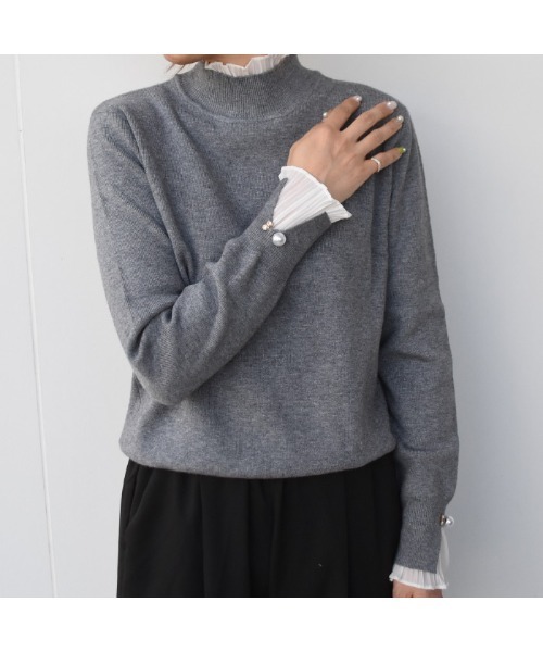 aquagarage(アクアガレージ)の「袖口カフスピンのみ_2個セット(カフリンクス・レディース・ゴールド・ONESIZE)」の4枚目の写真
