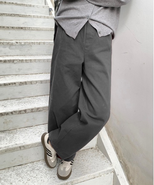 新品未開封　バレルレッグツイルパンツ セール】バレルレッグツイルパンツ（その他パンツ）｜by LEGNA