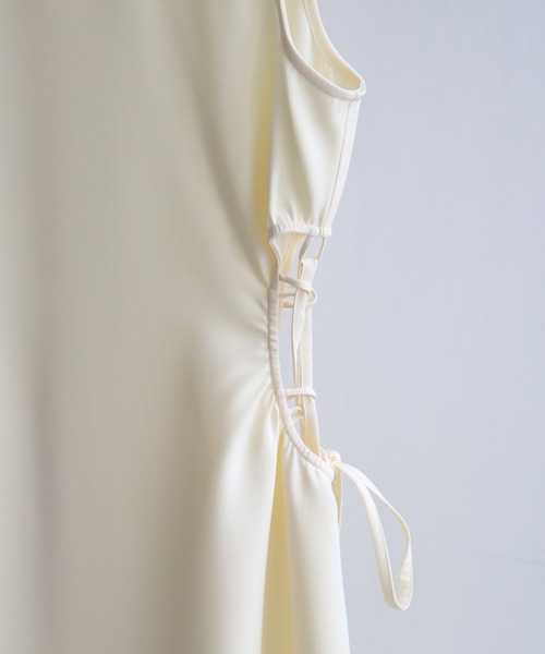 NOGLE(ノグル)の「【NOGLE/ノグル】ウエストホールワンピース(ワンピース・レディース・ブラック/アイボリー・FREE)」の6枚目の写真