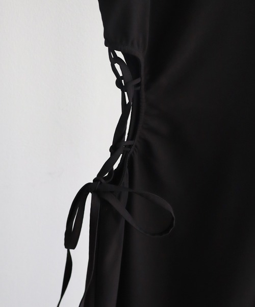 NOGLE(ノグル)の「【NOGLE/ノグル】ウエストホールワンピース(ワンピース・レディース・ブラック/アイボリー・FREE)」の9枚目の写真