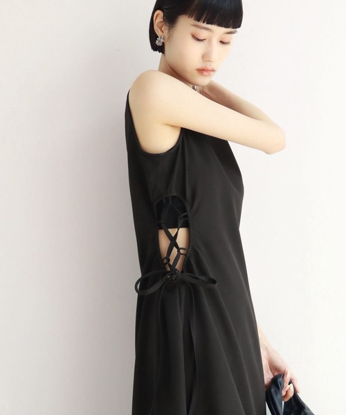 NOGLE(ノグル)の「【NOGLE/ノグル】ウエストホールワンピース(ワンピース・レディース・ブラック/アイボリー・FREE)」の18枚目の写真