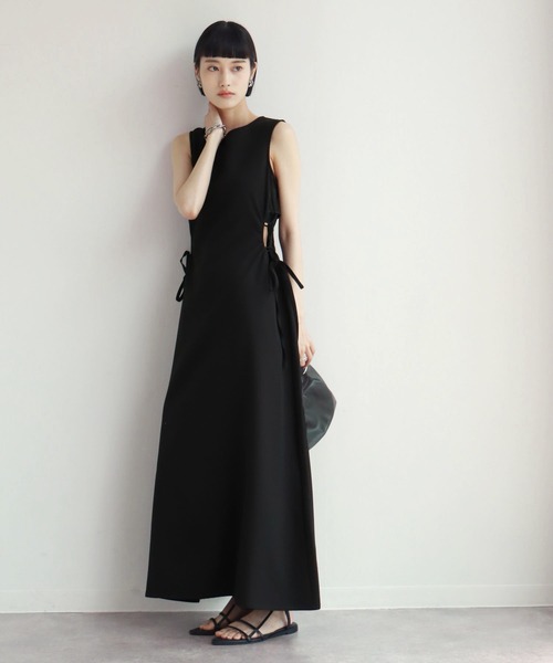 NOGLE(ノグル)の「【NOGLE/ノグル】ウエストホールワンピース(ワンピース・レディース・ブラック/アイボリー・FREE)」の21枚目の写真