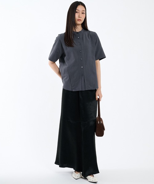 PUBLIC TOKYO ¥16,500 ダークフラワーシャツ ブラック メンズ/トップス/シャツ｜PUBLIC TOKYO ONLINE STORE